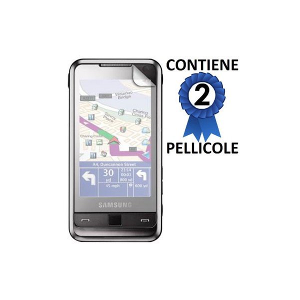 PELLICOLA PROTEGGI DISPLAY SAMSUNG i900 CONFEZIONE 2 PEZZI