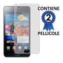 PELLICOLA PROTEGGI DISPLAY SAMSUNG I9100 Galaxy S II, I9105 Galaxy S II Plus CONFEZIONE 2 PEZZI