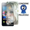 PELLICOLA PROTEGGI DISPLAY A SPECCHIO SAMSUNG I9100 Galaxy S II, I9105 Galaxy S II Plus CONFEZIONE 2 PEZZI