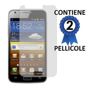 PELLICOLA PROTEGGI DISPLAY SAMSUNG I9210 Galaxy S II LTE CONFEZIONE 2 PEZZI