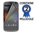 PELLICOLA PROTEGGI DISPLAY SAMSUNG I9250 Galaxy Nexus CONFEZIONE 2 PEZZI