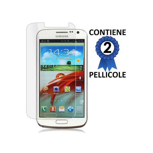 PELLICOLA PROTEGGI DISPLAY SAMSUNG I9260 Galaxy Premier CONFEZIONE 2 PEZZI