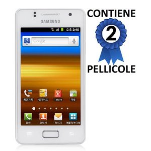 PELLICOLA PROTEGGI DISPLAY SAMSUNG M340s Galaxy M Style CONFEZIONE 2 PEZZI