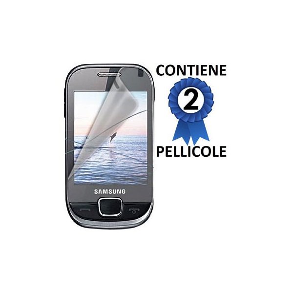 PELLICOLA PROTEGGI DISPLAY SAMSUNG S3770 CONFEZIONE 2 PEZZI