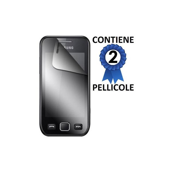 PELLICOLA PROTEGGI DISPLAY SAMSUNG S5250 CONFEZIONE 2 PEZZI