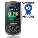 PELLICOLA PROTEGGI DISPLAY SAMSUNG S5550 SHARK CONFEZIONE 2 PEZZI