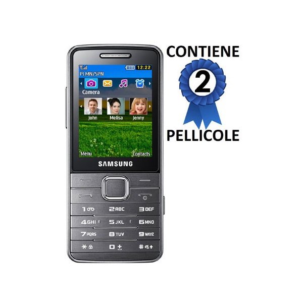 PELLICOLA PROTEGGI DISPLAY SAMSUNG S5610 CONFEZIONE 2 PEZZI