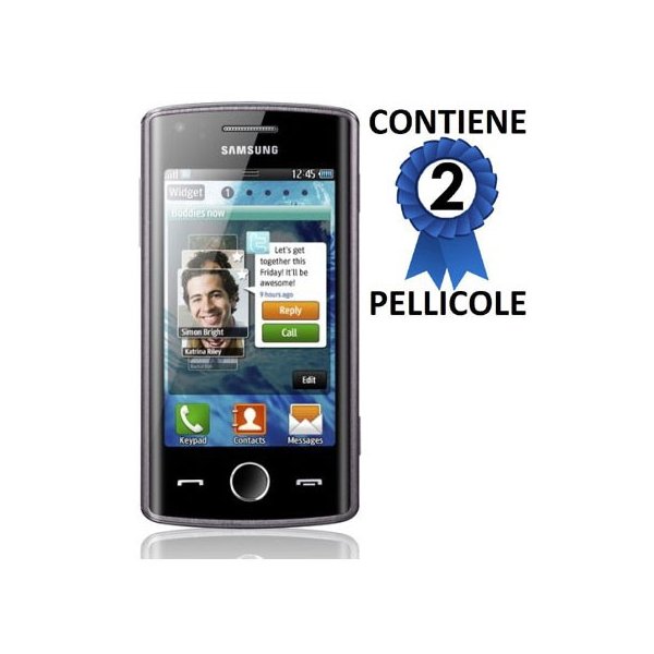 PELLICOLA PROTEGGI DISPLAY SAMSUNG S5780 Wave578 CONFEZIONE 2 PEZZI