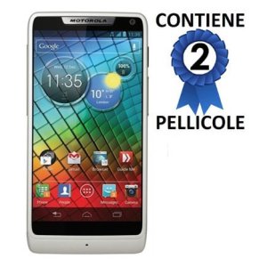 PELLICOLA PROTEGGI DISPLAY MOTOROLA RAZR i XT890 CONFEZIONE 2 PEZZI