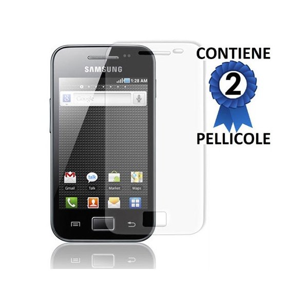 PELLICOLA PROTEGGI DISPLAY SAMSUNG S5830 Galaxy Ace CONFEZIONE 2 PEZZI