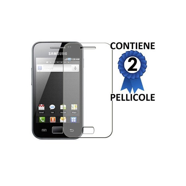 PELLICOLA PROTEGGI DISPLAY SAMSUNG S5839 Galaxy Ace VE CONFEZIONE 2 PEZZI