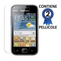 PELLICOLA PROTEGGI DISPLAY SAMSUNG S6802 Galaxy Ace Duos CONFEZIONE 2 PEZZI