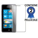 PELLICOLA PROTEGGI DISPLAY SAMSUNG S7530 OMNIA M CONFEZIONE 2 PEZZI