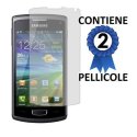 PELLICOLA PROTEGGI DISPLAY SAMSUNG S8600 WAVE 3 CONFEZIONE 2 PEZZI