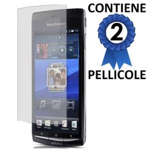 PELLICOLA PROTEGGI DISPLAY SONY-ERICSSON XPERIA Arc X12, ARC s CONFEZIONE 2 PEZZI