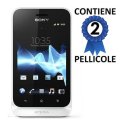 PELLICOLA PROTEGGI DISPLAY SONY XPERIA E, C1504, C1505 CONFEZIONE 2 PEZZI