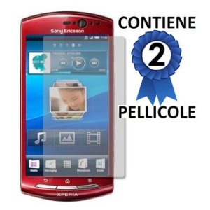 PELLICOLA PROTEGGI DISPLAY SONY-ERICSSON MT15i XPERIA NEO, MT11i XPERIA NEO V CONFEZIONE 2 PEZZI