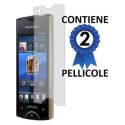 PELLICOLA PROTEGGI DISPLAY SONY-ERICSSON XPERIA RAY ST18I CONFEZIONE 2 PEZZI