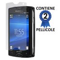 PELLICOLA PROTEGGI DISPLAY SONY-ERICSSON XPERIA MINI ST15i CONFEZIONE 2 PEZZI