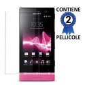 PELLICOLA PROTEGGI DISPLAY SONY XPERIA U ST25I CONFEZIONE 2 PEZZI