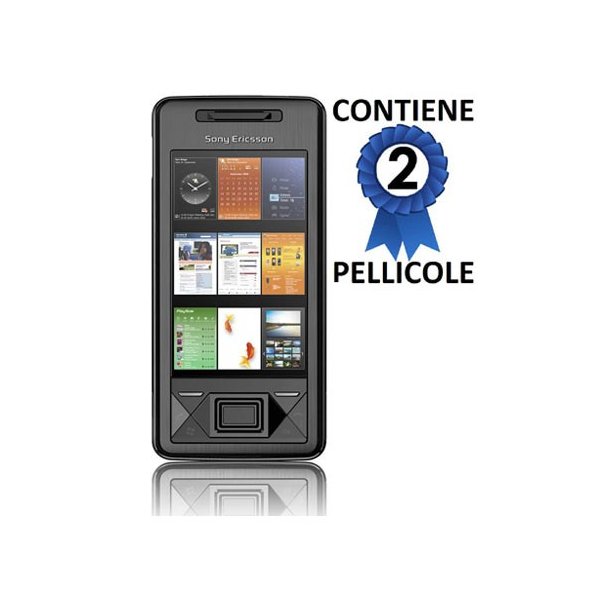 PELLICOLA PROTEGGI DISPLAY SONY-ERICSSON XPERIA X1 CONFEZIONE 2 PEZZI