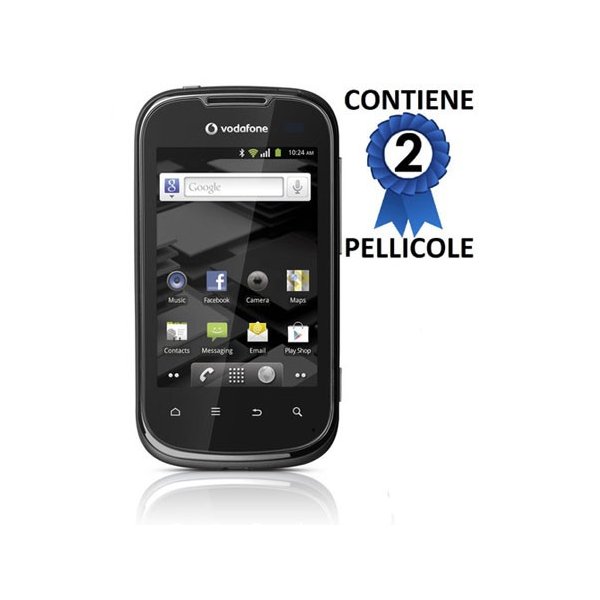 PELLICOLA PROTEGGI DISPLAY VODAFONE 860 SMART2 CONFEZIONE 2 PEZZI