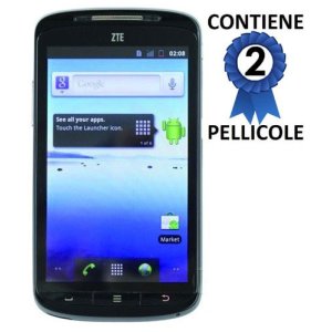 PELLICOLA PROTEGGI DISPLAY ZTE V960 CONFEZIONE 2 PEZZI