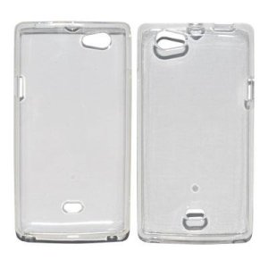 CUSTODIA GEL TPU SILICONE per SONY XPERIA MIRO ST23I COLORE BIANCO