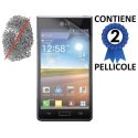 PELLICOLA PROTEGGI DISPLAY LG P760 OPTIMUS L9 ANTI IMPRONTA CONFEZIONE 2 PEZZI