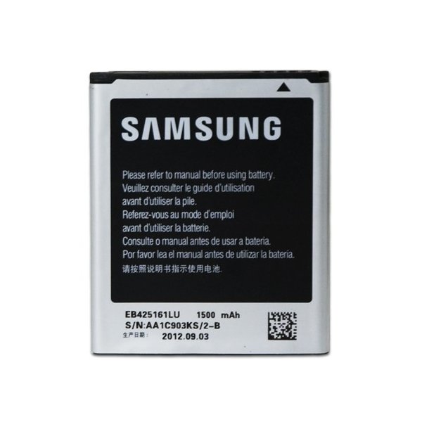 BATTERIA ORIGINALE SAMSUNG EB425161LU per I8160 GALAXY ACE 2, S7562 GALAXY S DUOS, S7560 GALAXY TREND 1500 mAh LI-ION BULK