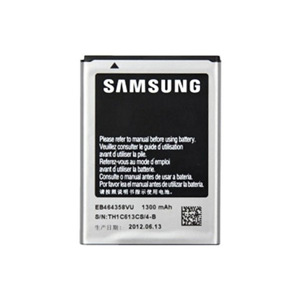 BATTERIA ORIGINALE SAMSUNG EB464358VU per S7500 GALAXY ACE PLUS, S6500 GALAXY MINI 2 1300 mAh BULK SEGUE COMPATIBILITA'..