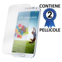 PELLICOLA PROTEGGI DISPLAY SAMSUNG I9500 GALAXY S4, I9505, I9502 CONFEZIONE 2 PEZZI