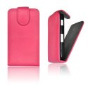 CUSTODIA VERTICALE FLIP PELLE per LG L9 OPTIMUS P760 COLORE ROSA