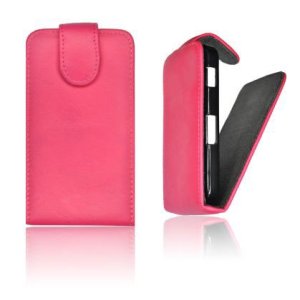 CUSTODIA VERTICALE FLIP PELLE per LG L9 OPTIMUS P760 COLORE ROSA