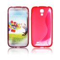 CUSTODIA GEL TPU SILICONE DOUBLE per SAMSUNG I9500 GALAXY S4, I9505, I9502 COLORE ROSSO