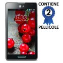 PELLICOLA PROTEGGI DISPLAY per LG OPTIMUS L7 II P710 CONFEZIONE 2 PEZZI