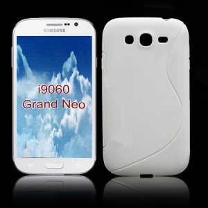 CUSTODIA GEL TPU SILICONE DOUBLE per SAMSUNG I9080 GALAXY GRAND, I9060 GALAXY GRAND NEO COLORE BIANCO