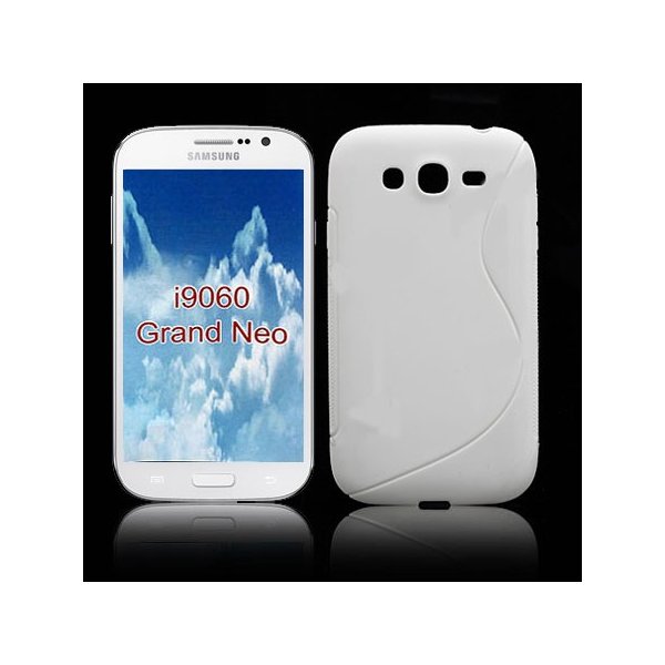 CUSTODIA GEL TPU SILICONE DOUBLE per SAMSUNG I9080 GALAXY GRAND, I9060 GALAXY GRAND NEO COLORE BIANCO