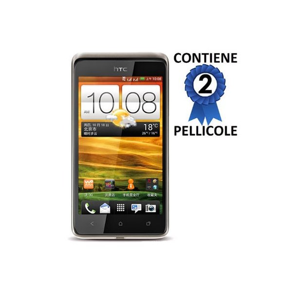 PELLICOLA PROTEGGI DISPLAY HTC ONE SU 528W CONFEZIONE DUE PEZZI