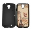 CUSTODIA BACK RIGIDA per SAMSUNG I9500 GALAXY S4, I9505, I9502 PITTURA FANTASIA LOCANDINA CON TOUR EIFFEL