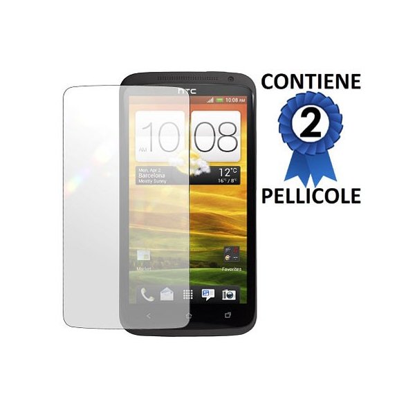 PELLICOLA PROTEGGI DISPLAY HTC ONE X+ CONFEZIONE 2 PEZZI