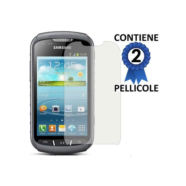 PELLICOLA PROTEGGI DISPLAY SAMSUNG S7710 GALAXY XCOVER 2 CONFEZIONE 2 PEZZI