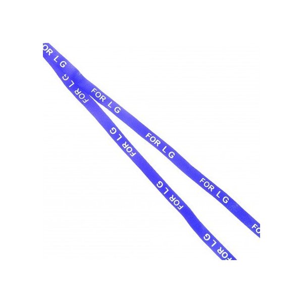 LACCIO PORTACELLULARE DA COLLO IN TESSUTO COLORE BLU CON SCRITTA LG LARGHEZZA BANDA 10 MM