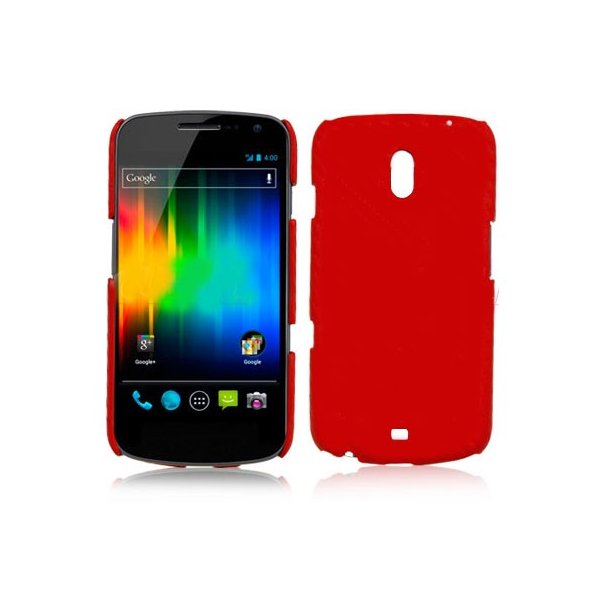 CUSTODIA GEL TPU SILICONE LUCIDA per SAMSUNG I9250 GALAXY NEXUS COLORE ROSSO