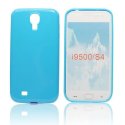 CUSTODIA GEL TPU SILICONE LUCIDA per SAMSUNG I9500 GALAXY S4, I9505, I9502 COLORE BLU