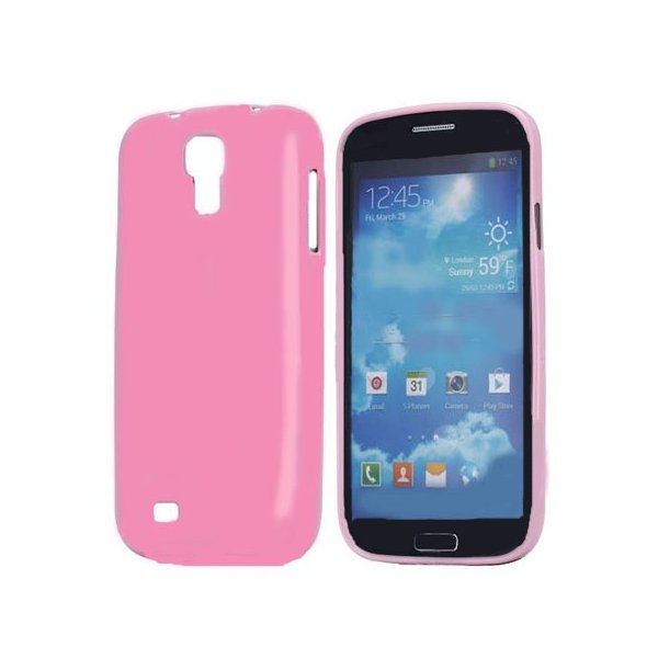 CUSTODIA GEL TPU SILICONE LUCIDA per SAMSUNG I9500 GALAXY S4, I9505, I9502 COLORE ROSA