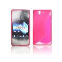 CUSTODIA GEL TPU SILICONE DOUBLE per SONY XPERIA Z, LT36I, L36H, C6603 COLORE ROSA