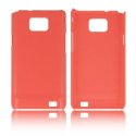 CUSTODIA BACK RIGIDA per SAMSUNG I9100 GALAXY S2, I9105 GALAXY S2 PLUS COLORE ROSA PLASTIFICATO EFFETTO PELLE