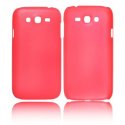 CUSTODIA BACK RIGIDA per SAMSUNG I9300 GALAXY S3, I9300i GALAXY S3 NEO COLORE ROSA PLASTIFICATO EFFETTO PELLE