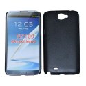 CUSTODIA BACK RIGIDA per SAMSUNG NOTE2 GALAXY N7100, N7105 COLORE NERO PLASTIFICATO EFFETTO PELLE